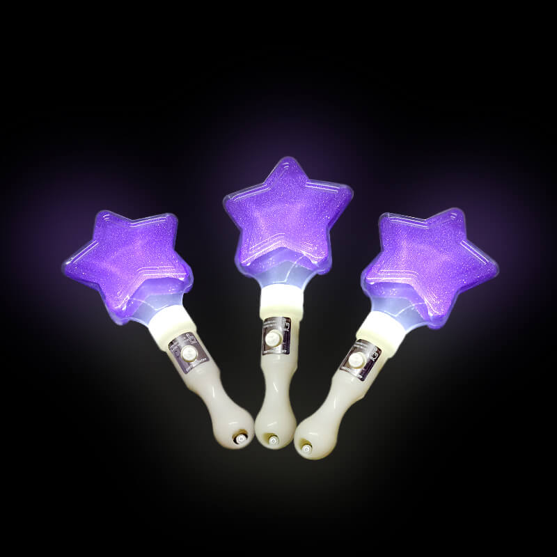 lightstick hình ngôi sao màu tím phát sáng led lightstick hình ngôi sao màu tím phát sáng led