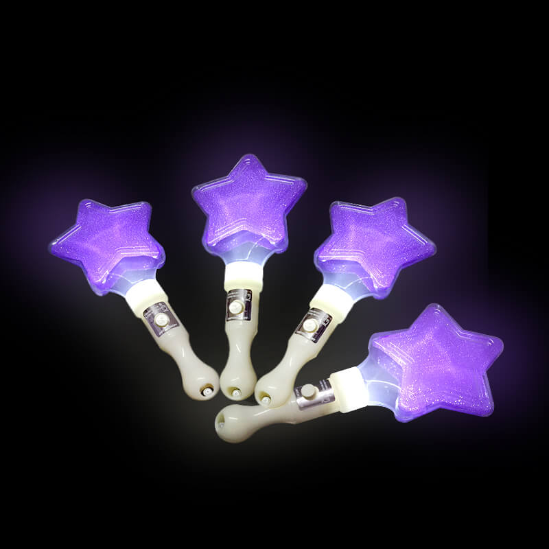 lightstick hình ngôi sao màu tím phát sáng led lightstick hình ngôi sao màu tím phát sáng led