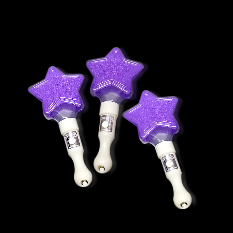 lightstick hình ngôi sao màu tím phát sáng led lightstick hình ngôi sao màu tím phát sáng led