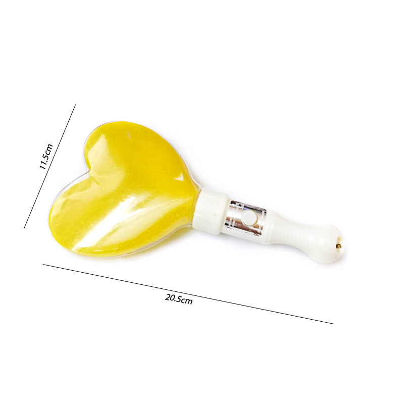 Lightstick hình trái tim phát sáng led vàng Lightstick hình trái tim phát sáng led vàng