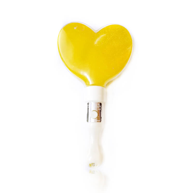Lightstick hình trái tim phát sáng led vàng Lightstick hình trái tim phát sáng led vàng