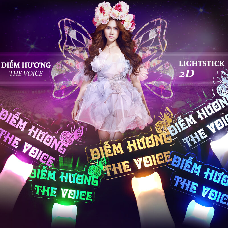 lightstick led đổi màu của ca sĩ diễm hương the voice lightstick led đổi màu của ca sĩ diễm hương the voice