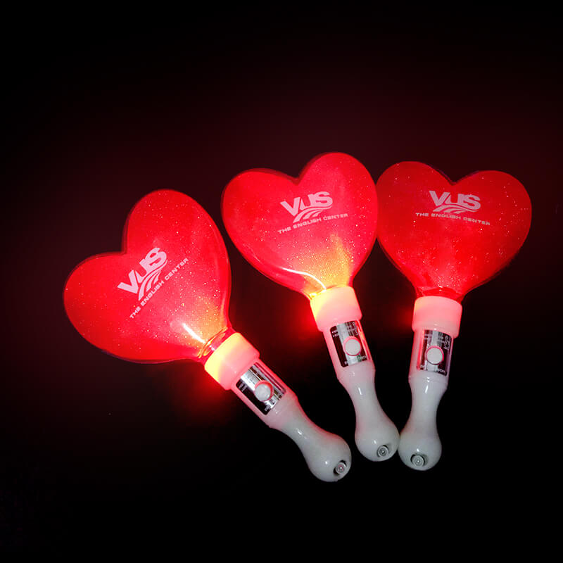 Lightstick led hình trái tim đỏ dán decal Lightstick led hình trái tim đỏ dán decal
