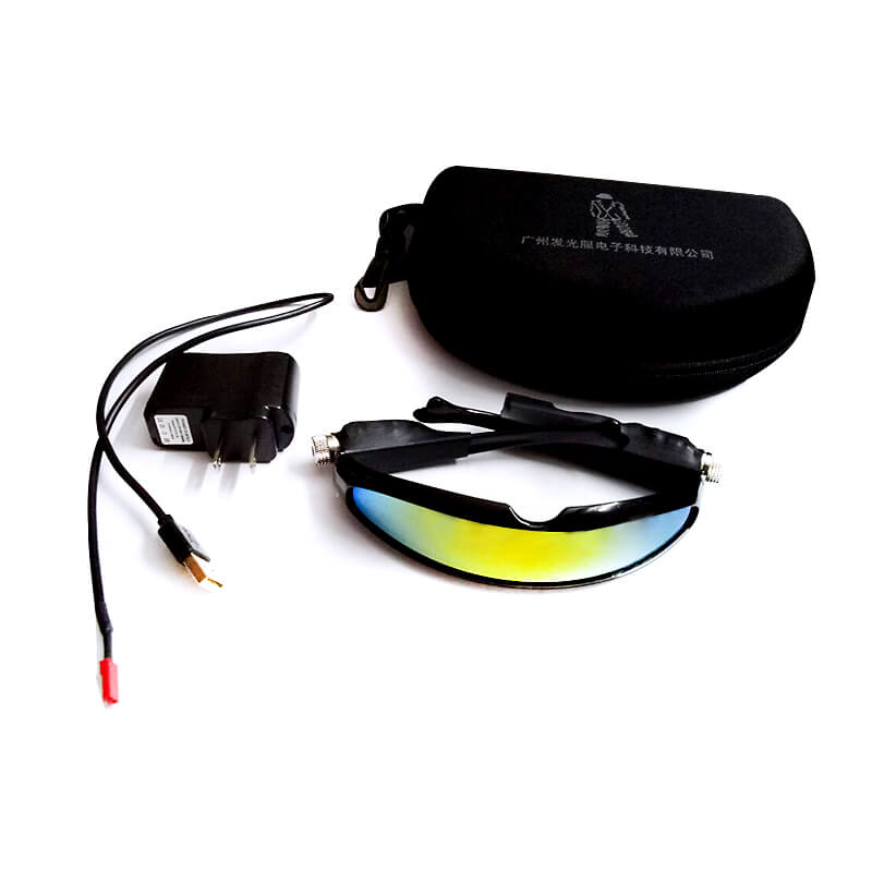 Mắt kính có gắn đèn laser Mắt kính có gắn đèn laser