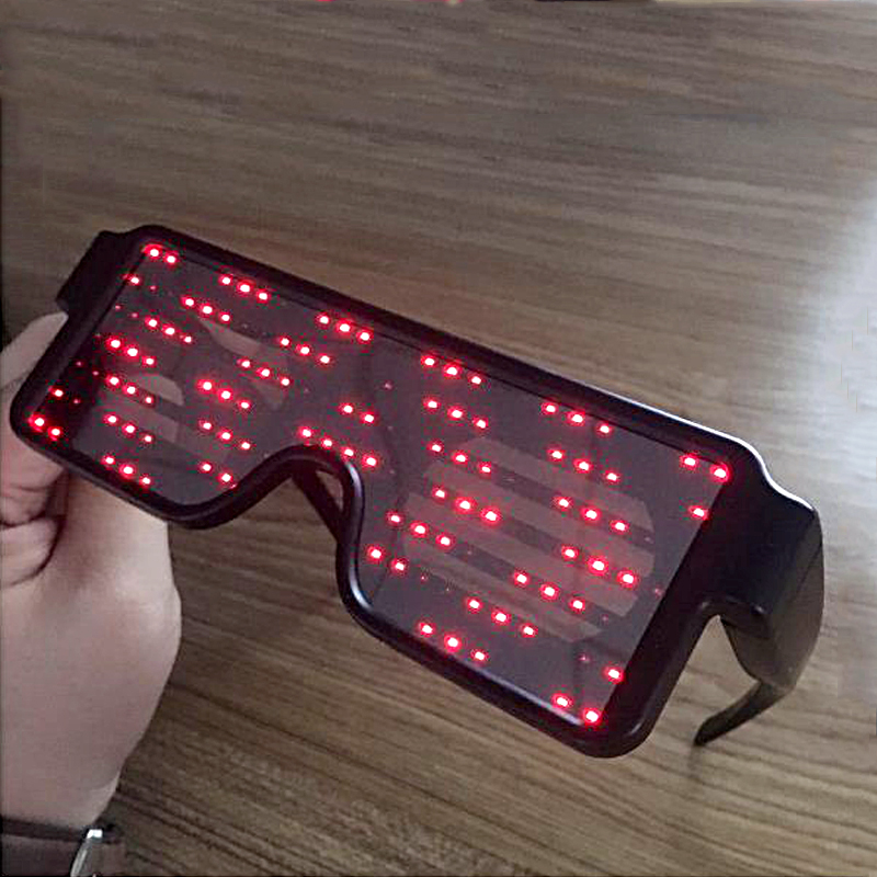 mắt kính đèn led phát sáng đỏ mắt kính đèn led phát sáng đỏ