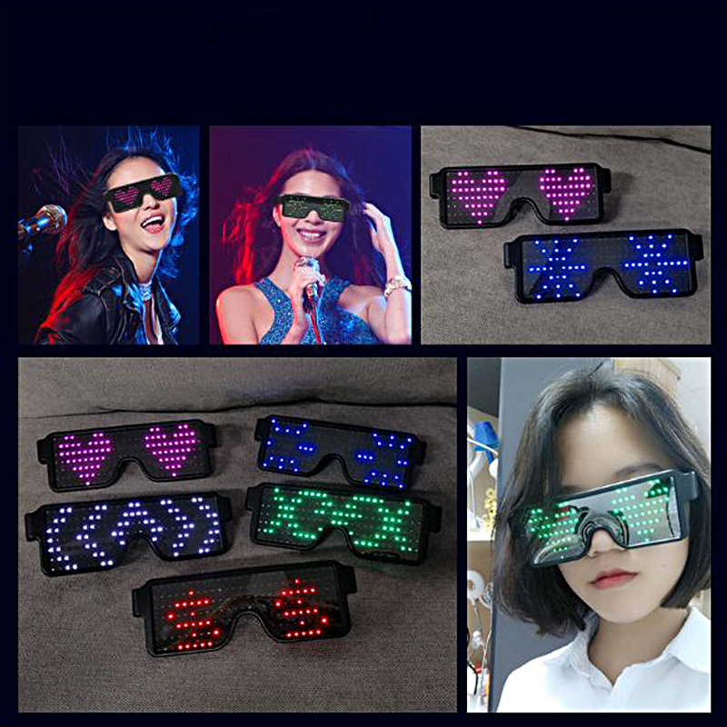 mắt kính đèn led phát sáng đỏ mắt kính đèn led phát sáng đỏ