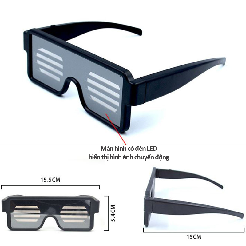 mắt kính đèn led phát sáng đỏ mắt kính đèn led phát sáng đỏ