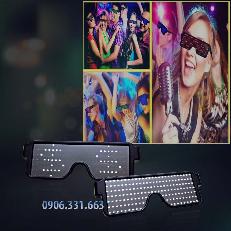 Mắt kính đèn led phát sáng màu trắng Mắt kính đèn led phát sáng màu trắng