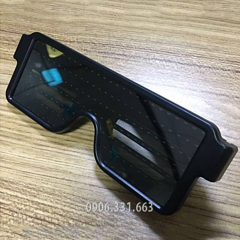 mắt kính led phát sáng xanh lá mắt kính led phát sáng xanh lá