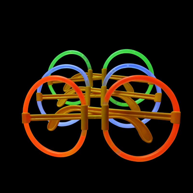 mắt kính gọng tròn dạ quang phát sáng mắt kính gọng tròn dạ quang phát sáng
