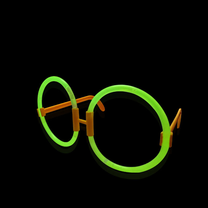 mắt kính gọng tròn dạ quang phát sáng mắt kính gọng tròn dạ quang phát sáng