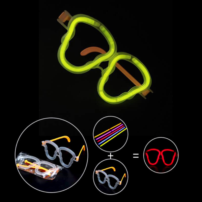 Mắt kính phát sáng dạ quang hình đầu lâu Mắt kính phát sáng dạ quang hình đầu lâu