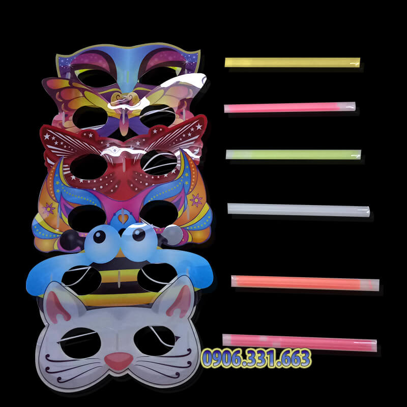 mặt nạ dạ quang phát sáng mặt nạ dạ quang phát sáng