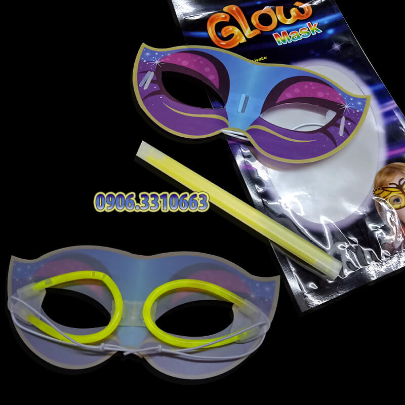 mặt nạ dạ quang phát sáng mặt nạ dạ quang phát sáng