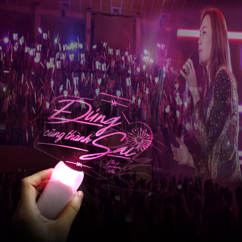 mẫu lightstick đẹp của ca sĩ Mỹ Tâm mẫu lightstick đẹp của ca sĩ Mỹ Tâm