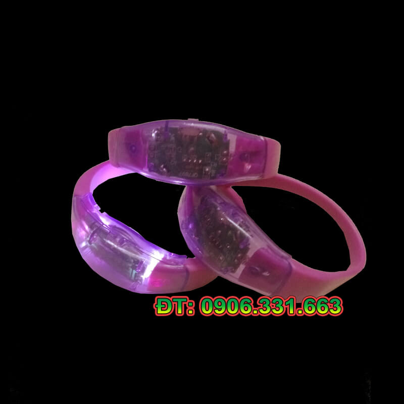 Vòng tay led cảm ứng âm thanh  Vòng tay led cảm ứng âm thanh