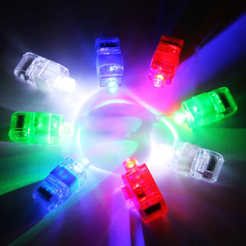 Nhẫn đeo ngón tay có đèn led (bộ 4 ngón) Nhẫn đeo ngón tay có đèn led (bộ 4 ngón)