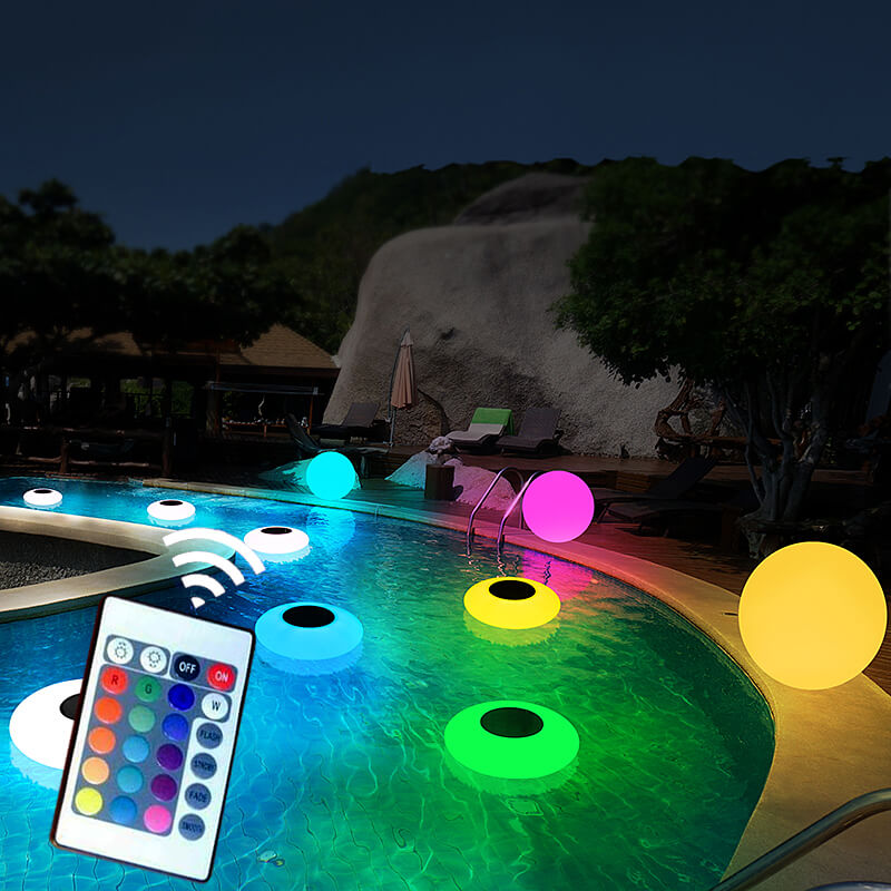 quả cầu đèn led chiếu sáng trang trí nổi trên nước quả cầu đèn led chiếu sáng trang trí nổi trên nước