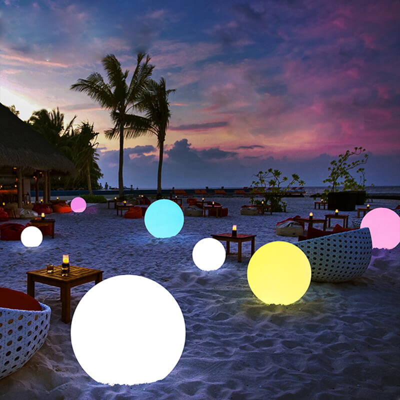 quả cầu đèn led chiếu sáng trang trí nổi trên nước quả cầu đèn led chiếu sáng trang trí nổi trên nước