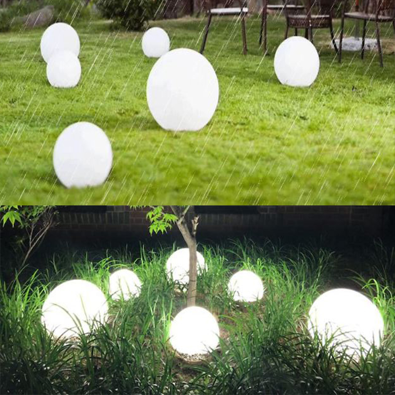 Quả cầu đèn led trang trí ngoài trời có remote điều khiển từ xa Quả cầu đèn led trang trí ngoài trời có remote điều khiển từ xa