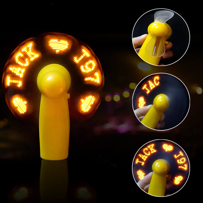 quạt đèn led tạo chữ quạt đèn led tạo chữ