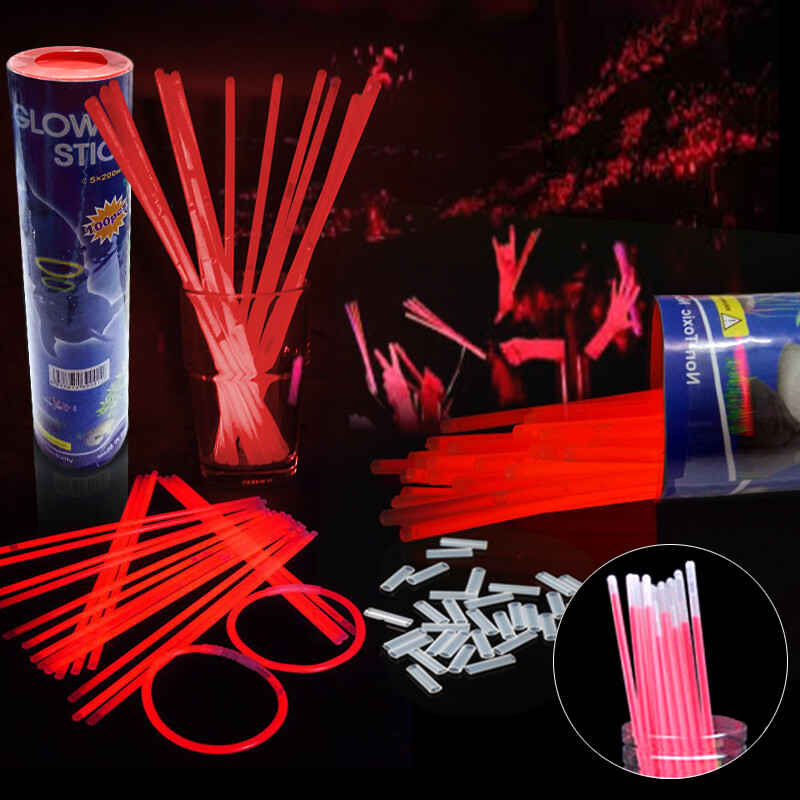 que bẻ phát sáng dạ quang đỏ que bẻ phát sáng dạ quang đỏ
