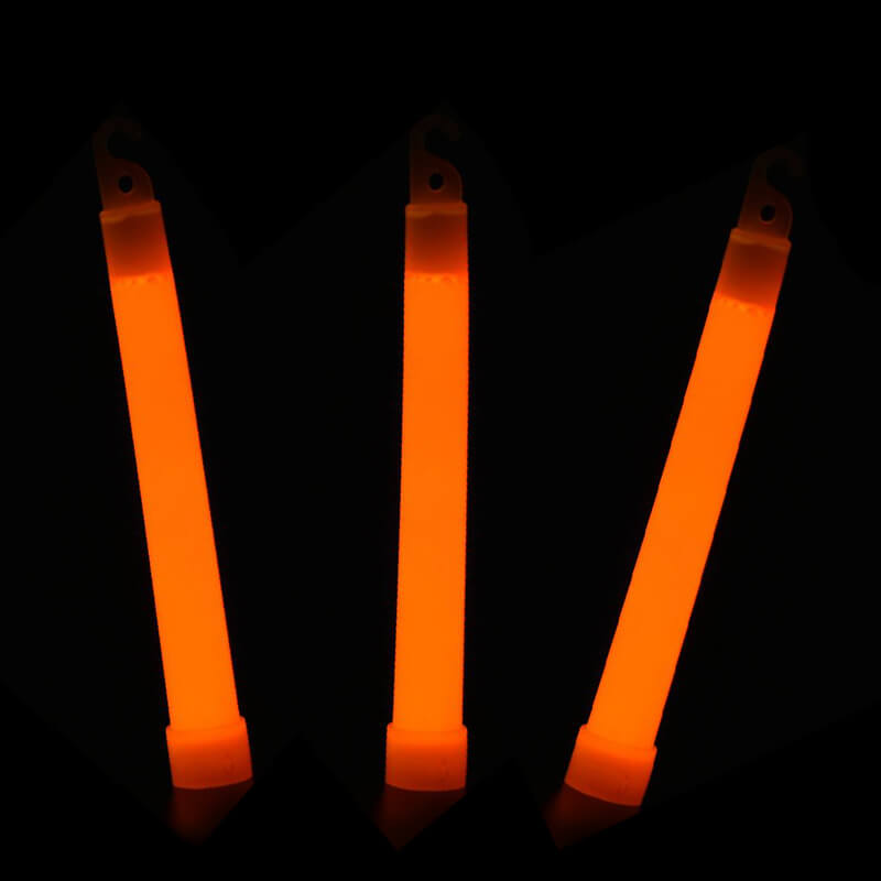 Que bẻ phát sáng dạ quang cam Glowstick Que bẻ phát sáng dạ quang cam Glowstick