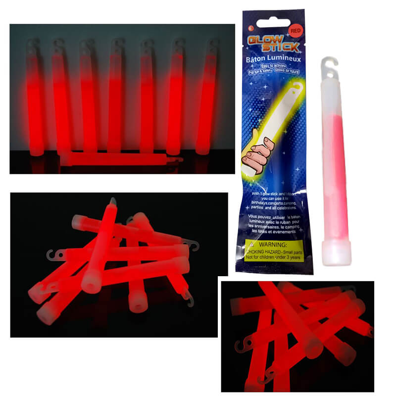Que dạ quang màu đỏ - Glowstick Que dạ quang màu đỏ - Glowstick