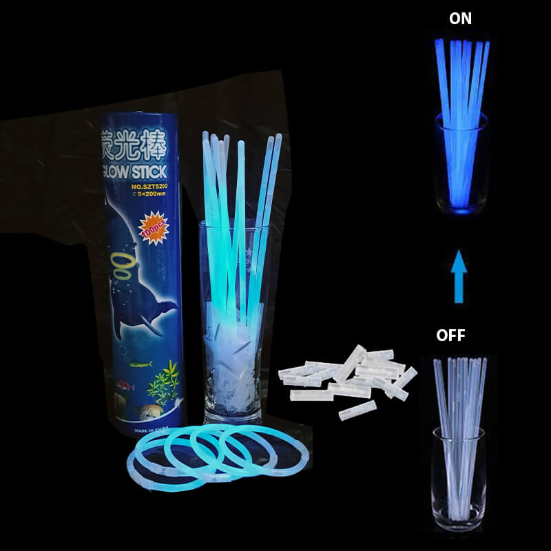 que dạ quang phát sáng màu xanh dương que dạ quang phát sáng màu xanh dương