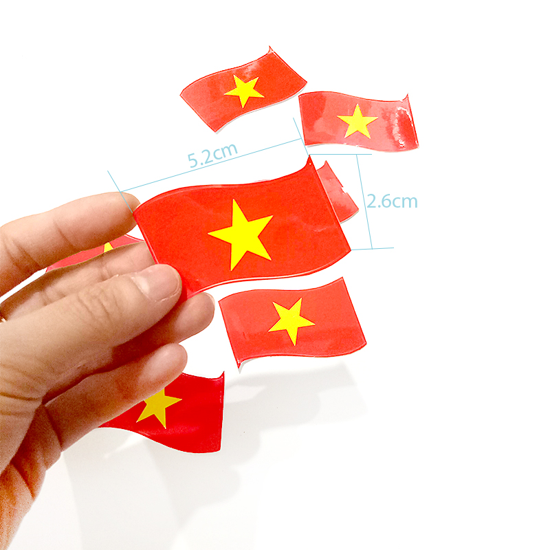 sticker dán mặt cờ việt nam sticker dán mặt cờ việt nam