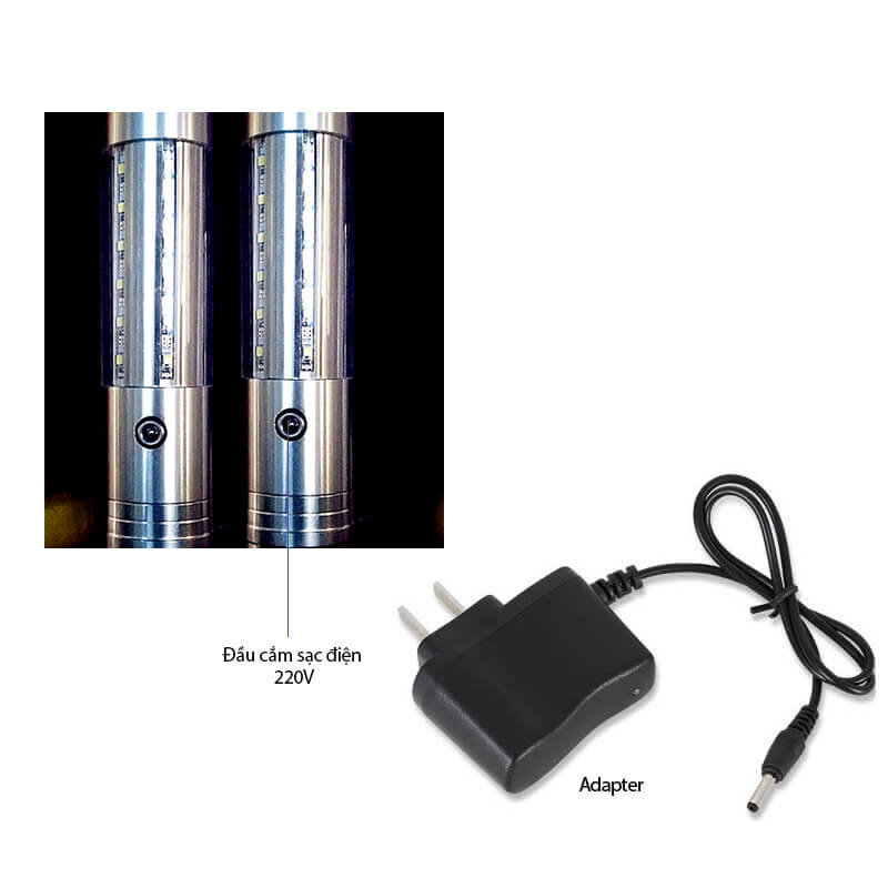 Thanh chụp đầu chai rượu led nhiều màu Thanh chụp đầu chai rượu led nhiều màu