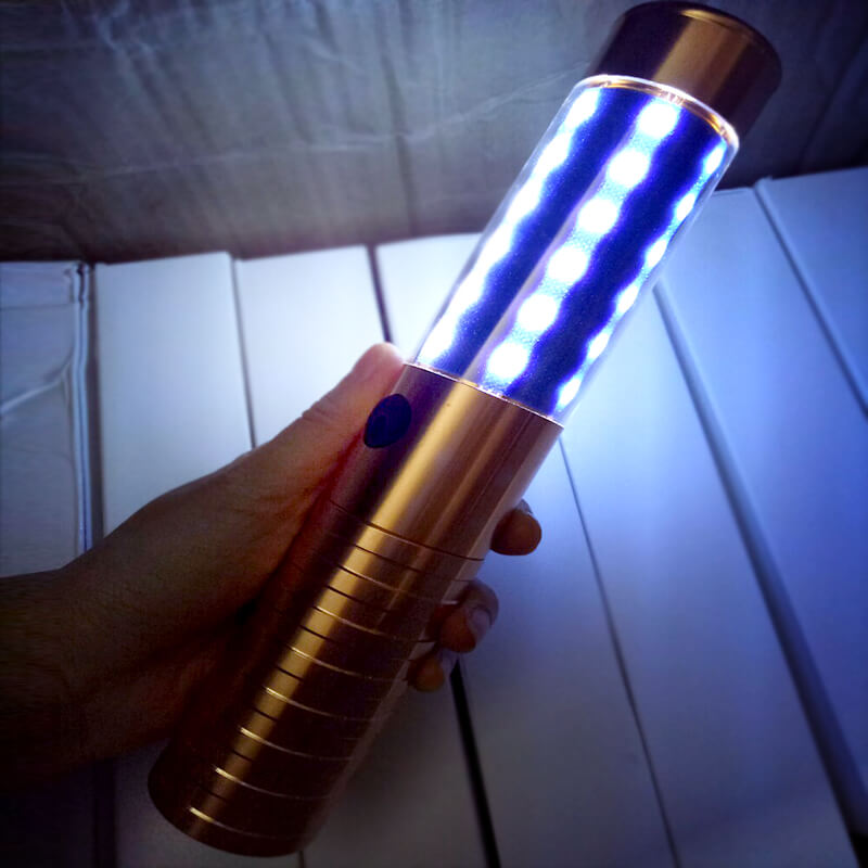 thanh chụp đầu chai rượu led xanh dương thanh chụp đầu chai rượu led xanh dương