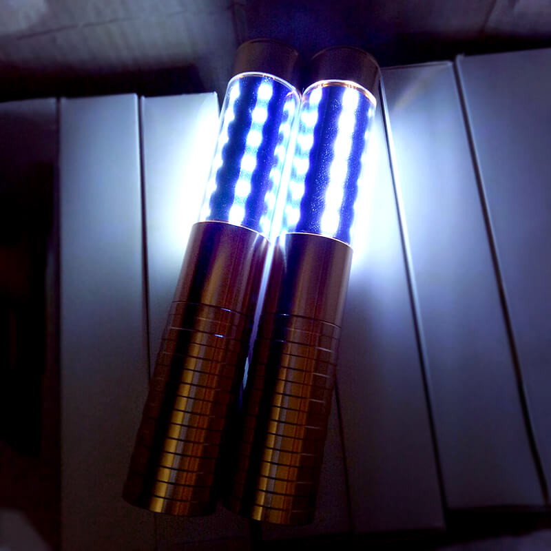 thanh chụp đầu chai rượu led xanh dương thanh chụp đầu chai rượu led xanh dương