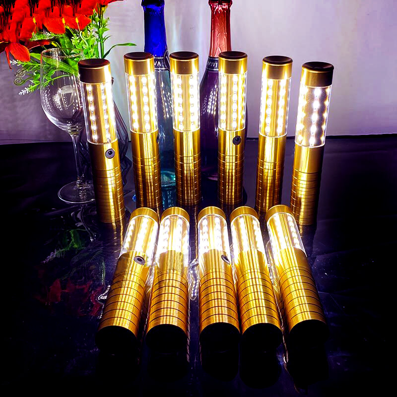 Thanh chụp đầu chai rượu vàng led trắng Thanh chụp đầu chai rượu vàng led trắng