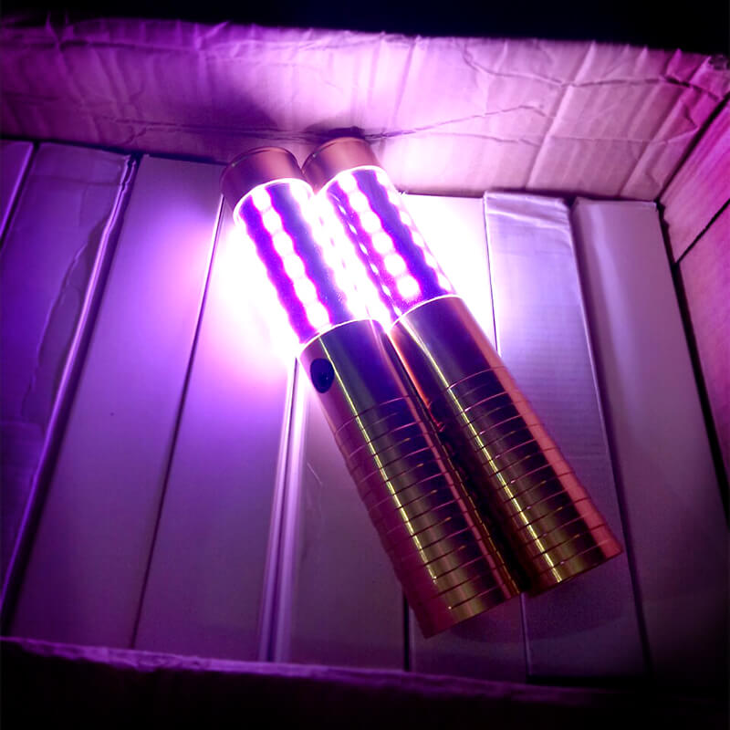 Thanh chụp đầu rượu trang trí led tím Thanh chụp đầu rượu trang trí led tím