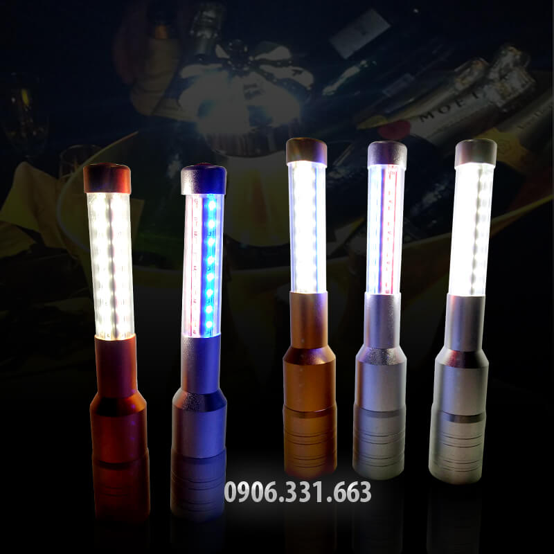 thanh chụp đầu chai rượu phát sáng led thanh chụp đầu chai rượu phát sáng led