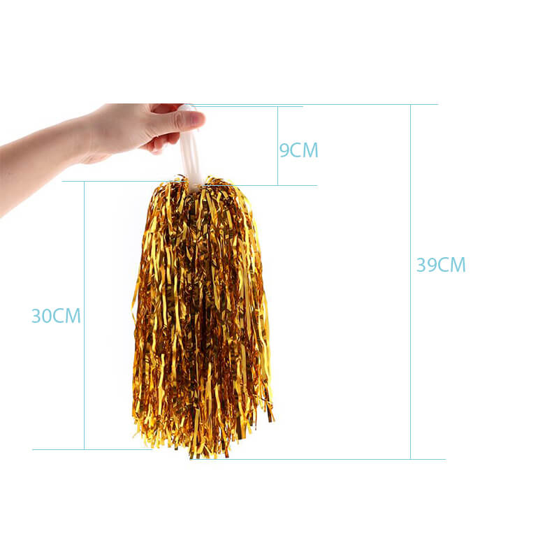 tua rua cổ vũ màu vàng loại lớn tua rua cổ vũ màu vàng loại lớn
