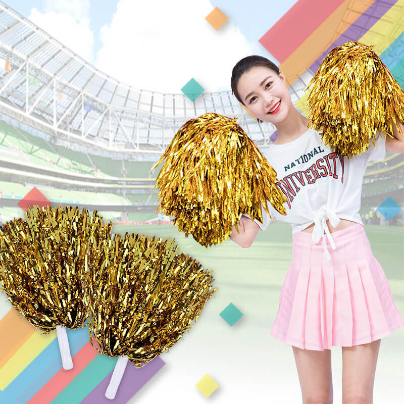 tua rua cổ vũ màu vàng loại lớn tua rua cổ vũ màu vàng loại lớn