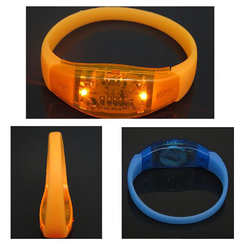 vòng đeo tay cảm ứng phát sáng led vòng đeo tay cảm ứng phát sáng led