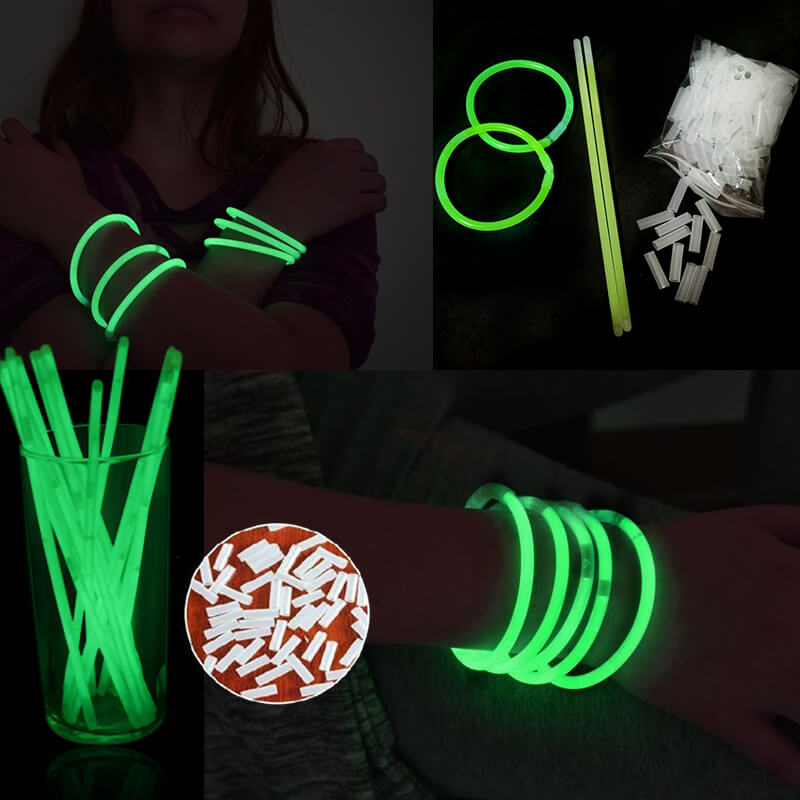 Vòng đeo tay dạ quang xanh lá Vòng đeo tay dạ quang xanh lá
