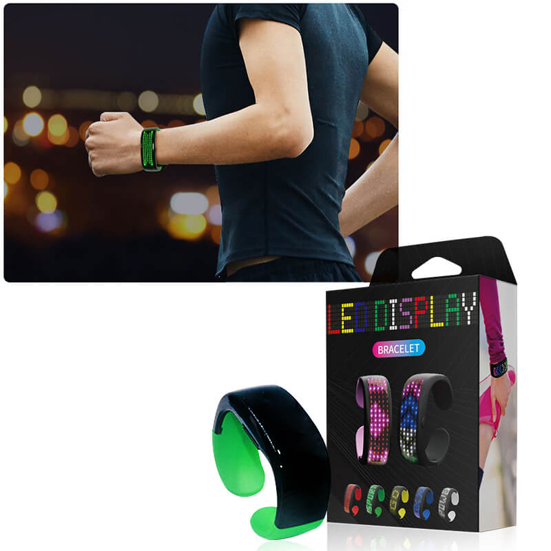 vòng đeo tay đèn led 8 chế độ phát sáng xanh lá vòng đeo tay đèn led 8 chế độ phát sáng xanh lá