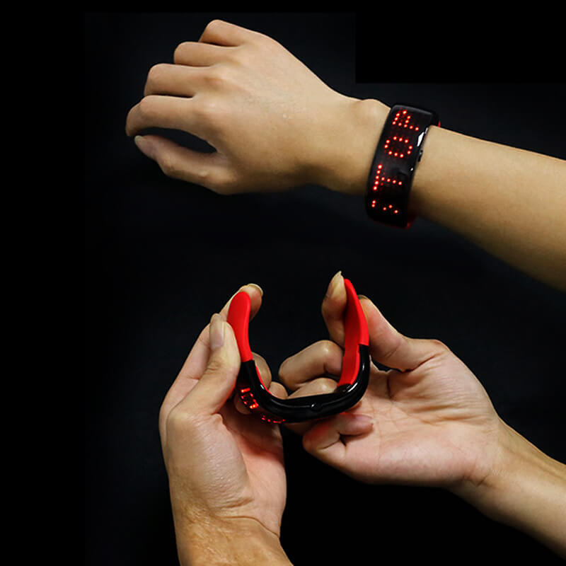 vòng đeo tay đèn led 8 chế độ phát sáng vòng đeo tay đèn led 8 chế độ phát sáng