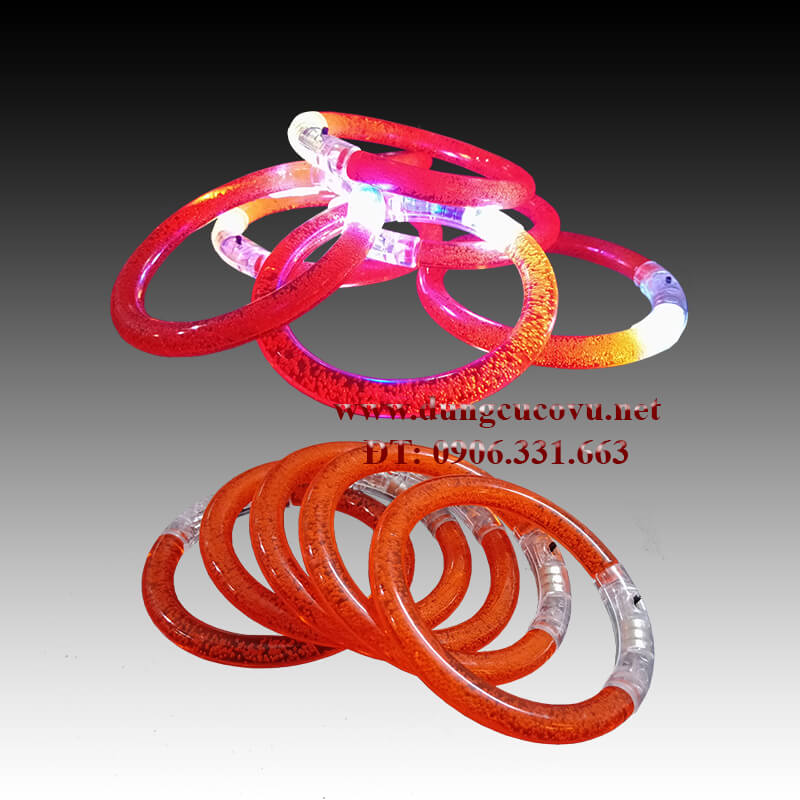 vòng đeo tay led bọt biện màu đỏ vòng đeo tay led bọt biện màu đỏ