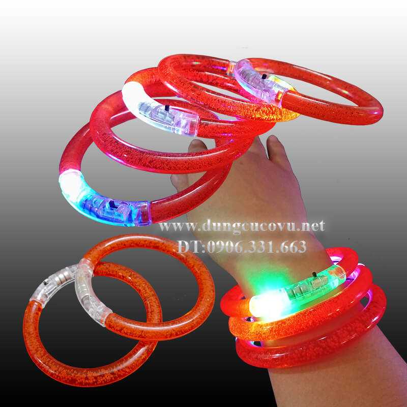 vòng đeo tay led bọt biển màu đỏ vòng đeo tay led bọt biển màu đỏ