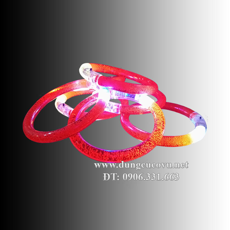 vòng đeo tay led bọt biển màu đỏ vòng đeo tay led bọt biển màu đỏ