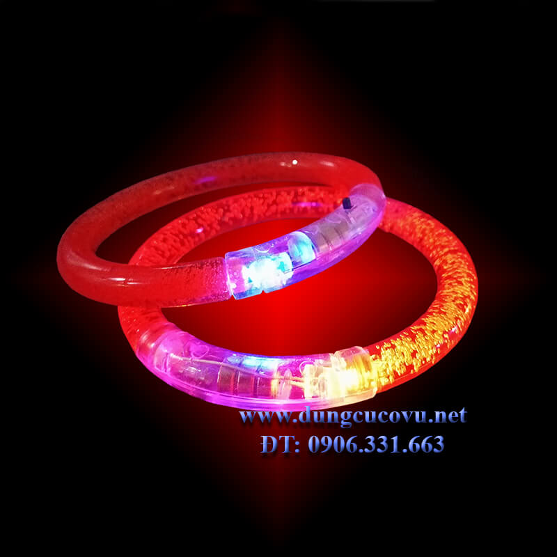 vòng đeo tay led bọt biển màu đỏ vòng đeo tay led bọt biển màu đỏ