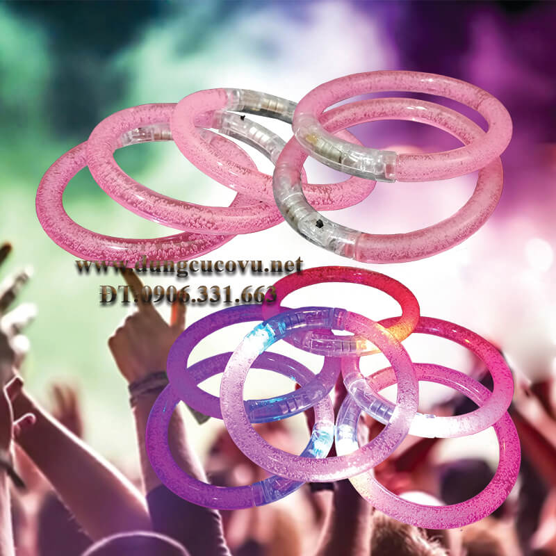 Vòng đeo tay đèn led bọt biển Vòng đeo tay đèn led bọt biển