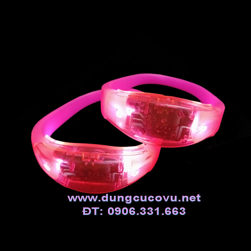 vòng đeo tay led hồng  vòng đeo tay led hồng