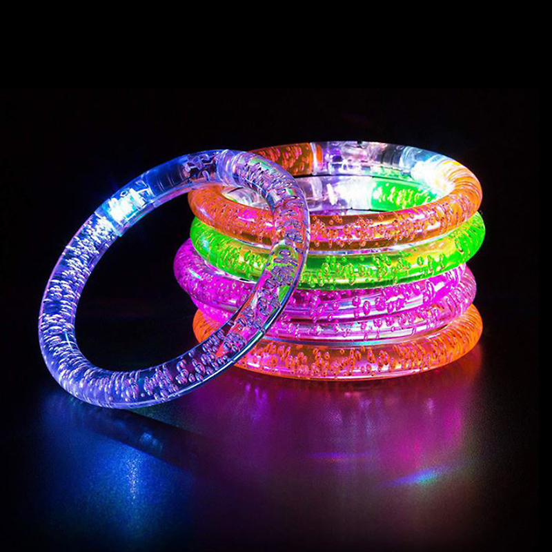 vòng đeo tay nhựa phát sáng led vòng đeo tay nhựa phát sáng led