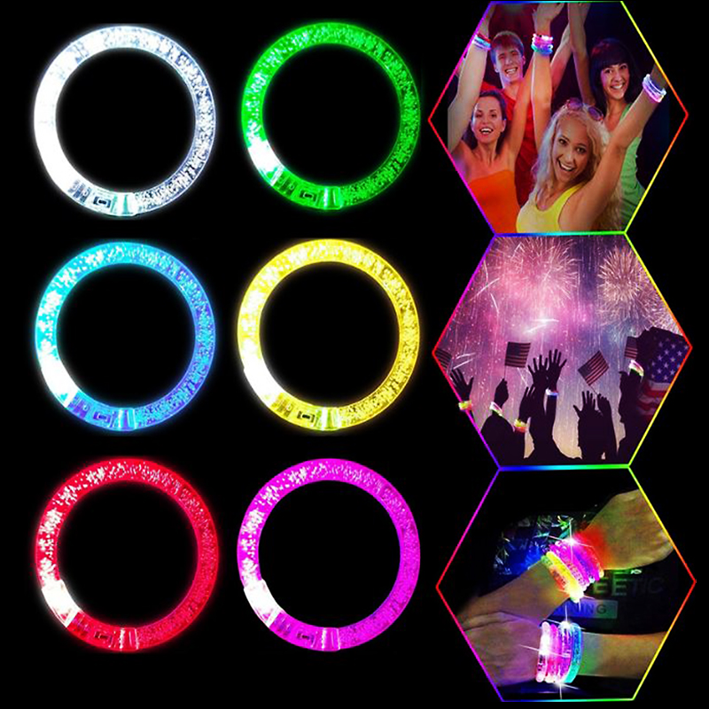 vòng đeo tay nhựa phát sáng led vòng đeo tay nhựa phát sáng led